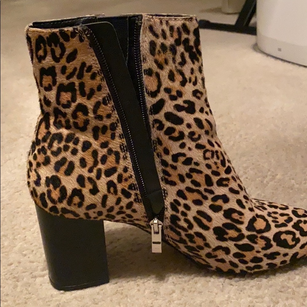 Leopard Print Bootie - image 1